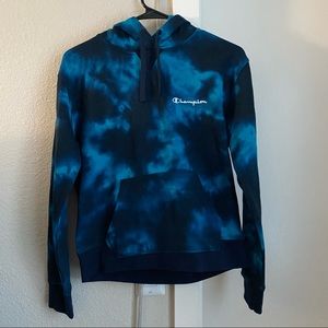 Champion Cloud Burst Rockin Teal Hoodie